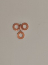 MAZDA BOSCH 6 CX-5 CX-7 2.2 D MZR-CD  INJECTOR COPPER WASHERS 2006 ON SET OF 4