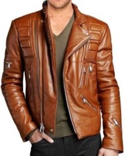 Mens Biker Vintage Distressed