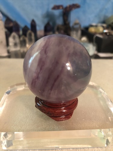 Rainbow fluorite sphere with - rainbow,