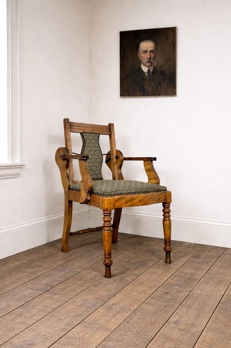 Vintage antique barbers chair - antique,