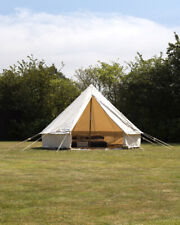 4M Bushcraft Traditional Bell Tent with 100% Cotton Canvas