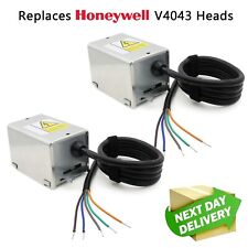 2 x Honeywell Compatible Motorised Zone Valve Heads 2 Port. Replaces V4043 Heads