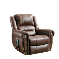 Electric Riser Recliner Message Chair PU Leather Armchair Reclining Single Sofa
