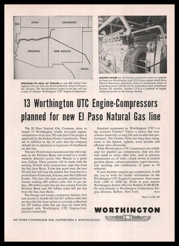 1954 worthington utc engine - 1954,