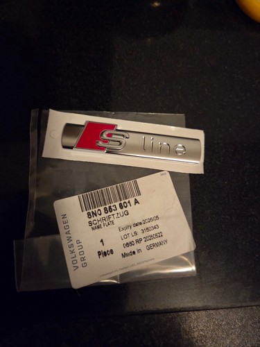 Audi line wing badge emblem - audi, s
