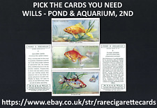 WILLS - POND & AQUARIUM, 2ND - PICK THE CARDS YOU NEED