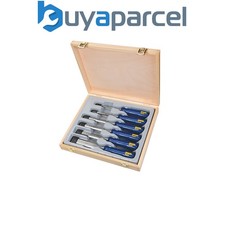 Irwin Marples TM444/S6 M444 Bevel Edge Chisel Blue Chip Handle Set 6 Piece MAR44