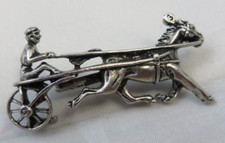 Vintage Jockey & Sulky Cart