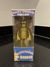 Futurama Golden Bender Wacky Wobbler Bobblehead Figure Funko - SDCC 2007 /480