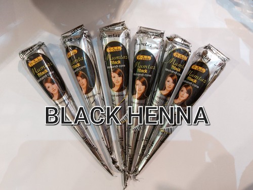 Black henna cone 100 - black, natural
