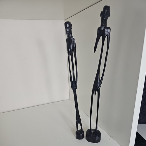 African hand carved - carved, wooden