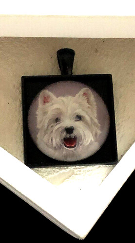 Westie dog pendant west - dog, pendant-west