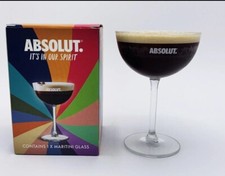 Absolut Vodka Martini Glass