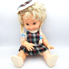 Vintage Rosebud Plastic Doll
