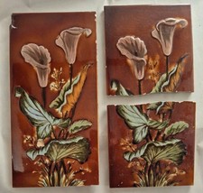 Pair of fireplace tiles