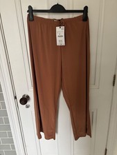 ZARA Rust Palazzo Pants size -
