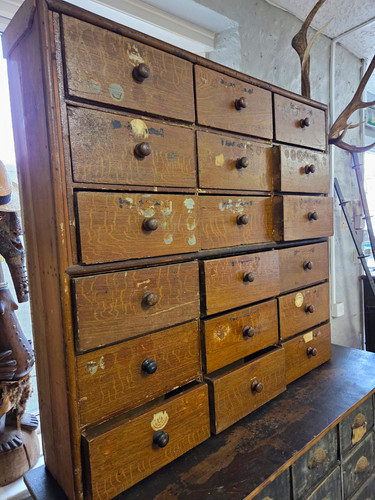 Large antique apothecary seed - apothecary,