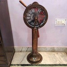 Antique Style Ship's Engine Brass working Telegraph Nautical 43" Telegraph