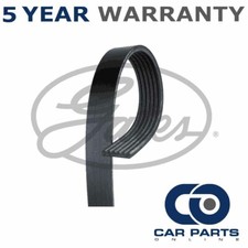 Gates V-Ribbed Belts Fits VW Peugeot Audi Vauxhall Citroen Mini Sko... - GAT3872