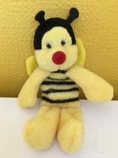 Vintage Kellytoy The Original Pocket Pals BEE Toy Beany Mini Approx 5" BUMBLEBEE