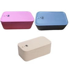 Phone Lock Box Portable Lockable Storage Box for Tabletop Office Desktop