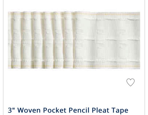 Inch curtain heading tape - inch,