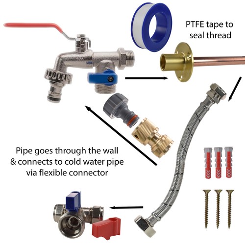 Outdoor complete garden tap - outdoor,