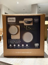 Denby Elements Fossil Grey