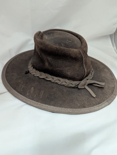 Brown suede all - brown, hat
