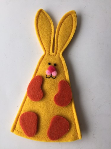 Felt easter bunny rabbit egg - bunny,
