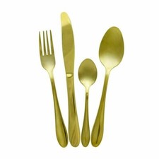 New Gold Plated Cutlery Set