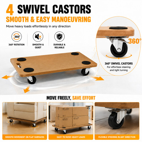 Heavy duty dolly trolley 200kg - heavy,
