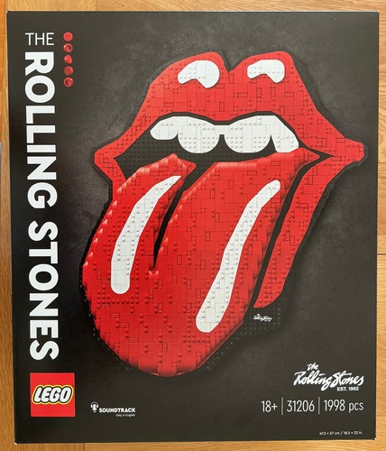 Lego art the rolling stones - lego,