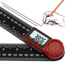 2 in 1 200MM/300MM Folding Digital LCD Angle Finder Ruler 360° Protractor Gauge