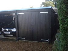 Double Timber Wooden Garage Doors Gates - BARN - Car Port Doors "MADE TO SIZE"