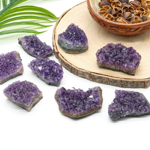 Amethyst druzy cluster geode - amethyst,