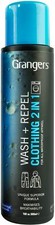 Grangers Wash & Repel Clothing 2 in 1 Clean & Waterproofer Outdoor Sports Hiking