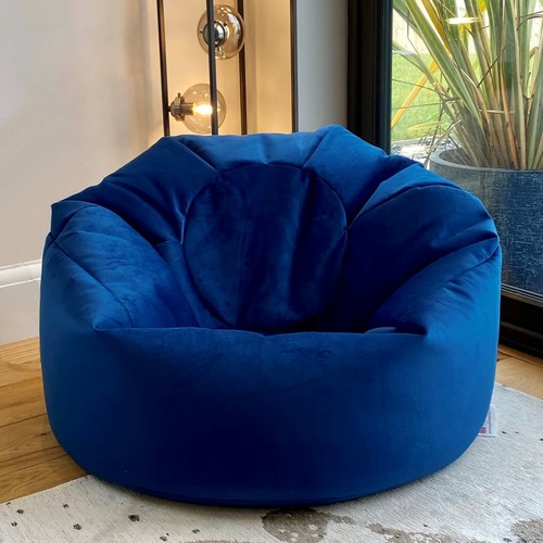 Plush velvet beanbag - plush,