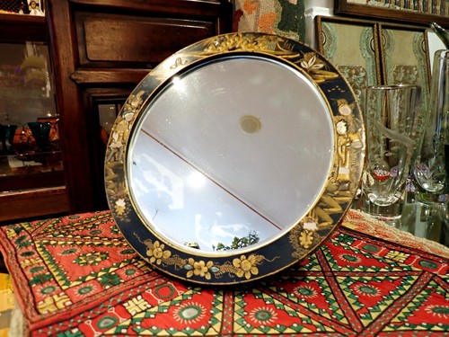 Chinoiserie mirror antique - chinoiserie,