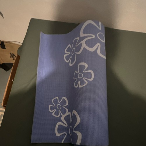 Blue white floral foam - blue/white,