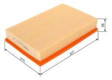 1 457 433 300 AIR FILTER BOSCH