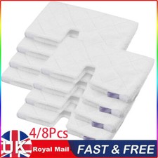 4/8x Microfiber Mop Pads For Shark Lift-Away Replacement Steam Pocket Floor Head