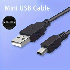 1M Mini USB Cable Charger Lead A to 5 Pin Mini B Sync Charge  Data Sync Cable