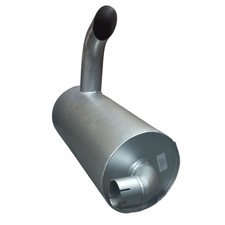 JCB JS130 EXHAUST SILENCER BOX / MUFFLER - 2004 ONWARDS 64MM INLET PIPE