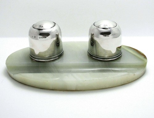 Art deco sterling silver table - deco,