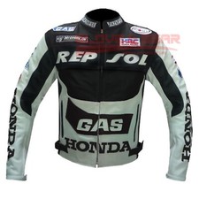 HONDA GAS REPSOL BLACK COWHIDE