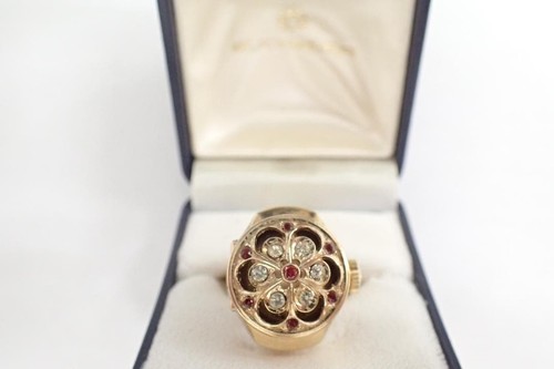 Bucherer ring watch hand - ring, wind
