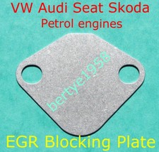 EGR valve blank plate VW AUDI