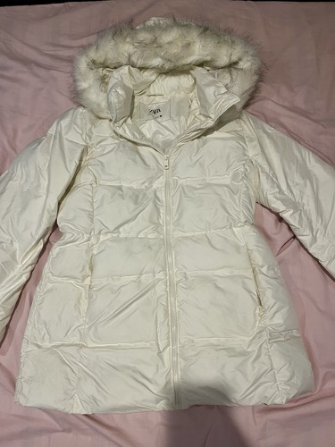 Zara white puffer jacket - zara,