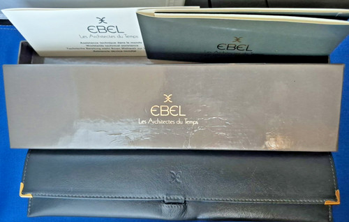 Ebel vintage leather - watch, box